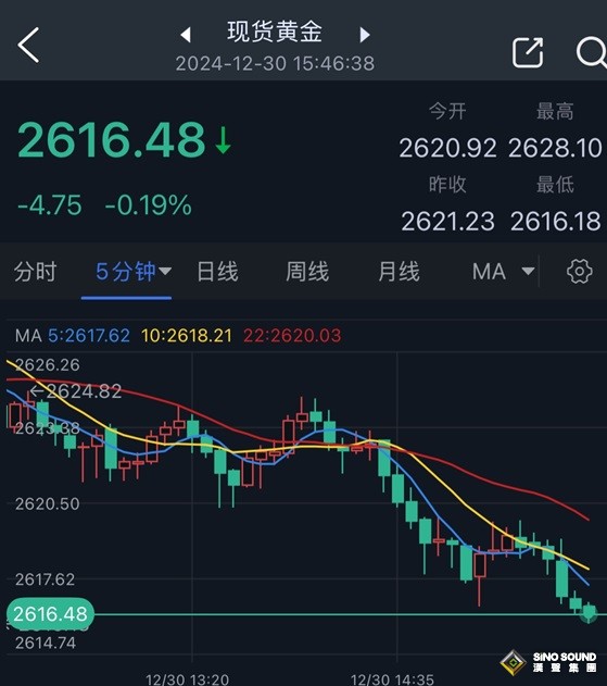 黃金短線突然一波跌勢！知名機(jī)構(gòu)交易分析：金價(jià)恐還有巨大下行空間v